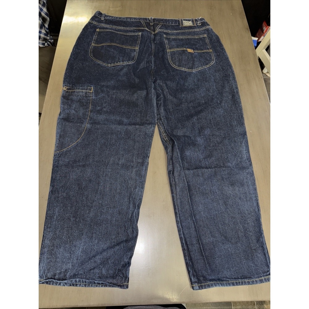 Vintage Marithe Francois Girbaud Wide Leg Baggy Jeans 44x31 Dark Wash South Pole